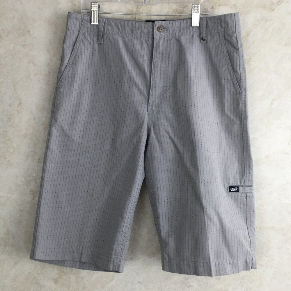 Vans Grey Striped Short Youth Size 20